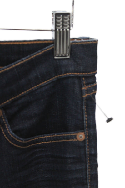 J Brand Women Dark Blue Mid Rise Skinny Ankle Jeans Size 28