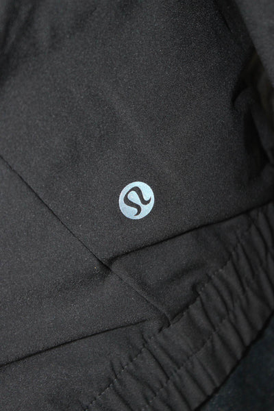 Lululemon Mens Black Zip Windbreaker High Neck Long Sleeve Size XL