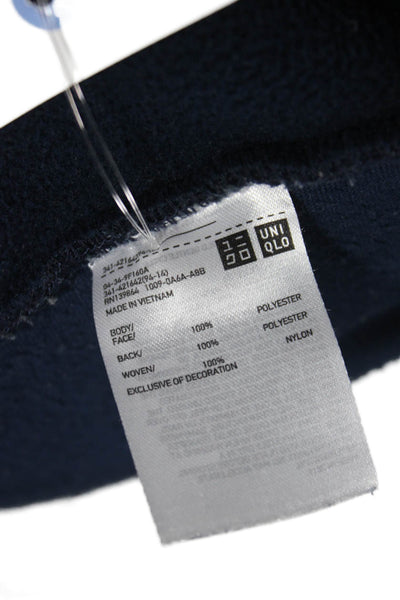 JW Anderson Unisex Dark Blue High Neck Drawstring Vest Polyester Size M
