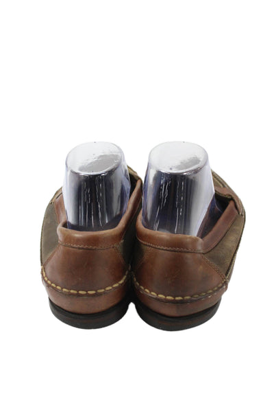 Cole Haan Mens Slip On Round Toe Leather Loafers Brown Size 9.5M