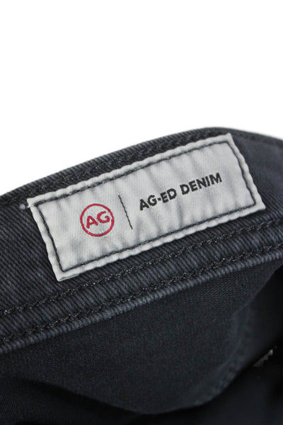 AG Adriano Goldschmied Mens Skinny Tapered Dark Gray Jeans Size 36