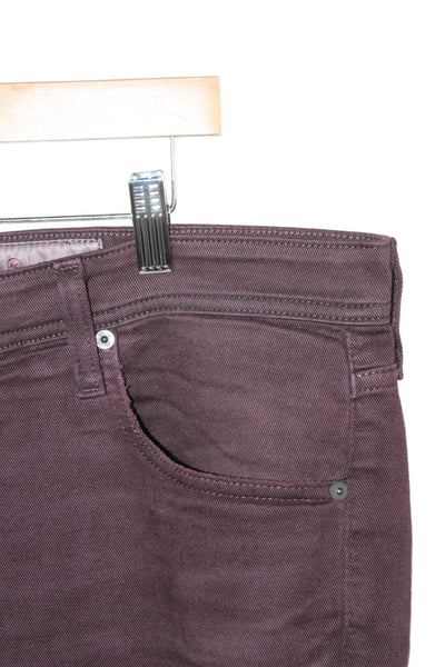 AG Adriano Goldschmied Mens Skinny Tapered Brown Jeans Button Size 36