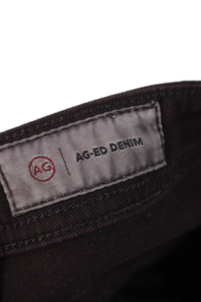 AG Adriano Goldschmied Mens Skinny Tapered Brown Jeans Button Size 36