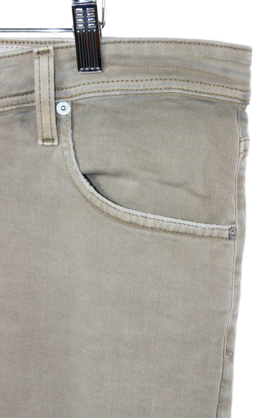 AG Adriano Goldschmied Mens Chino Khakis Beige Size 36