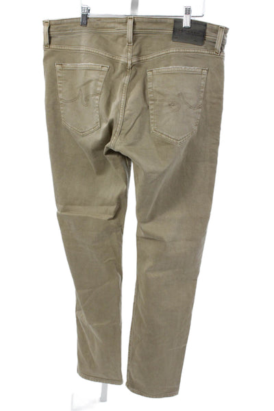 AG Adriano Goldschmied Mens Chino Khakis Beige Size 36