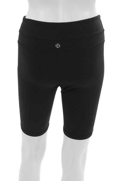 Lululemon Unisex Biker Shorts Black Size 4 Tall