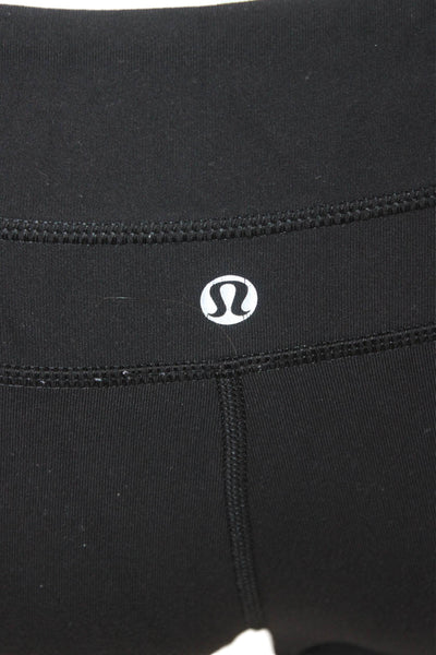 Lululemon Unisex Biker Shorts Black Size 4 Tall