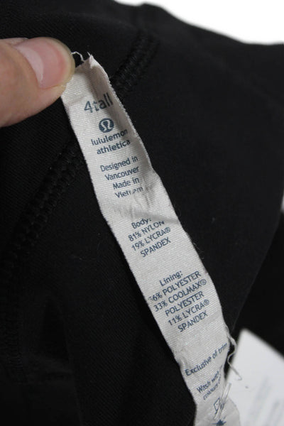 Lululemon Unisex Biker Shorts Black Size 4 Tall
