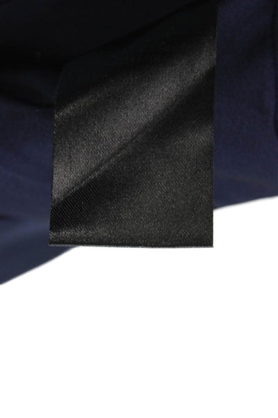 Jonathan Simkhai Women Cargo Pants Dark Blue Polyester Buckle Inseam 28 Size 2