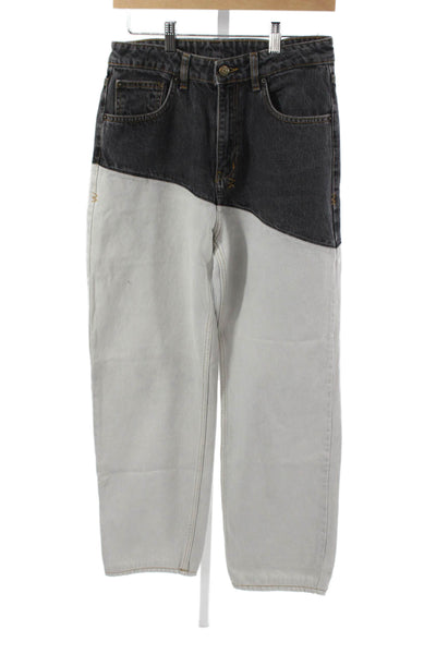 Ksubi Unisex Straight Black High Rise Jeans 28in Inseam 100% Cotton Size 29