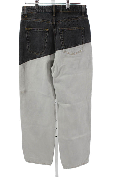 Ksubi Unisex Straight Black High Rise Jeans 28in Inseam 100% Cotton Size 29