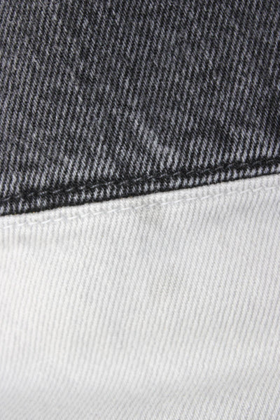Ksubi Unisex Straight Black High Rise Jeans 28in Inseam 100% Cotton Size 29
