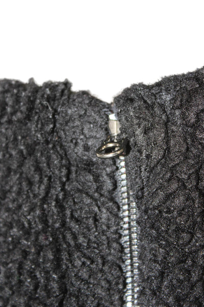 Lululemon Womens Black High Neck Zip Jacket Long Sleeve Outdoor Size 8