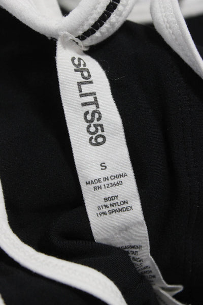 Splits 59 Women Basic Camisole Black Nylon Spandex Size S