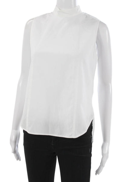 Theory Womens Basic Cotton Crew Neck Short Sleeve Top Black Size S