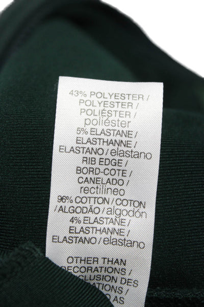 Lacoste Mens Full-Zip Long Sleeve Hoodie Green Designer Size 38