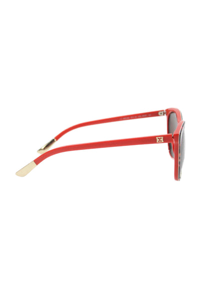 Escada Womens Printed Embellished Black Lenses 53mm 19mm 140mm Red Sunglasses