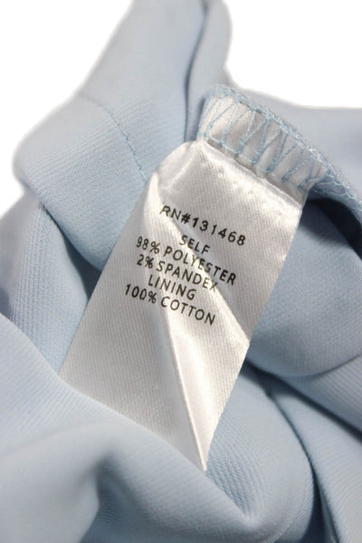 Vici Women Fit & Flare Mini Dress Light Blue Square Neck Sleeveless Size M