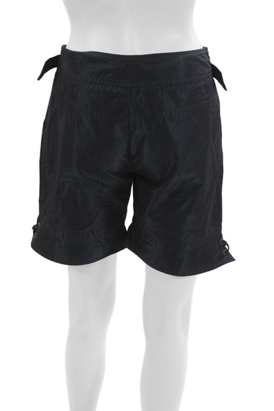 Ermanno Scervino Unisex Bermuda Shorts Black Buckle Designer Size 42