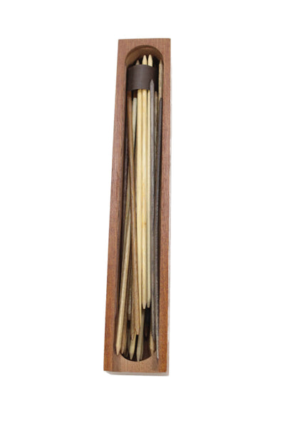 Louis Vuitton Unisex Adult Branded Wood Mikado Pick Up Sticks Game Set Brown