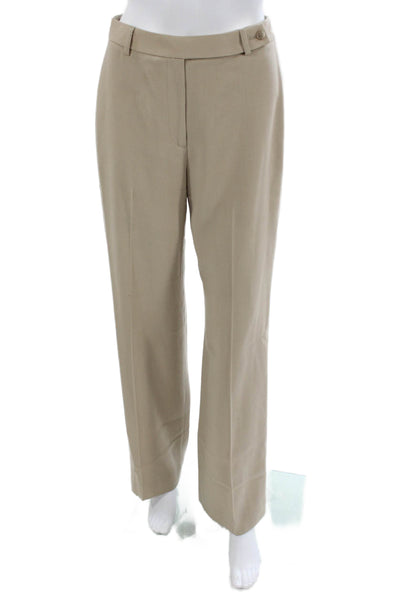 J Crew Women's Long Sleeves Two Piece Pants Suit Beige Size 4