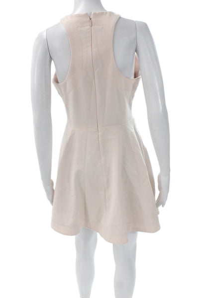 Elizabeth and James Women A-Line Fit Flare Beige Dress Sleeveless Size 8