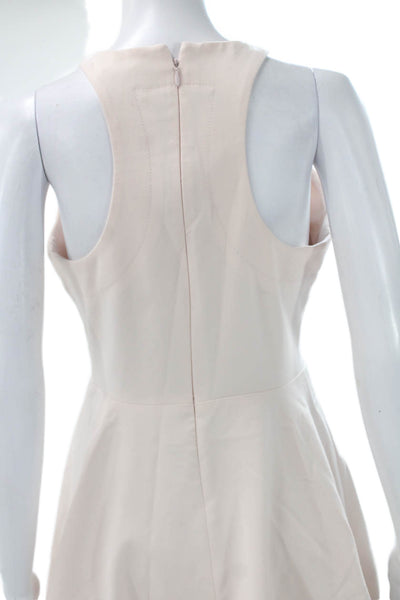 Elizabeth and James Women A-Line Fit Flare Beige Dress Sleeveless Size 8