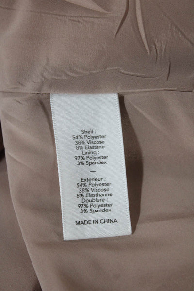 Elizabeth and James Women A-Line Fit Flare Beige Dress Sleeveless Size 8