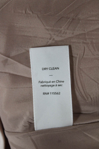 Elizabeth and James Women A-Line Fit Flare Beige Dress Sleeveless Size 8