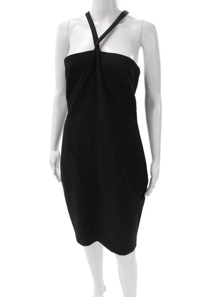 Likely Women Sheath Bodycon Black Sleeveless Zip Above Knee Dress Size 10