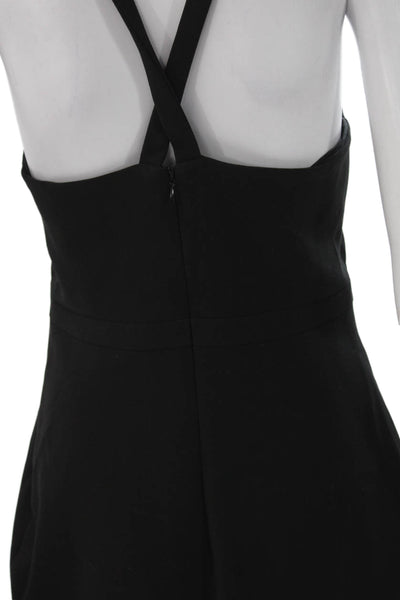 Likely Women Sheath Bodycon Black Sleeveless Zip Above Knee Dress Size 10