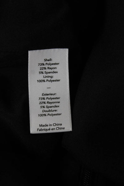 Likely Women Sheath Bodycon Black Sleeveless Zip Above Knee Dress Size 10