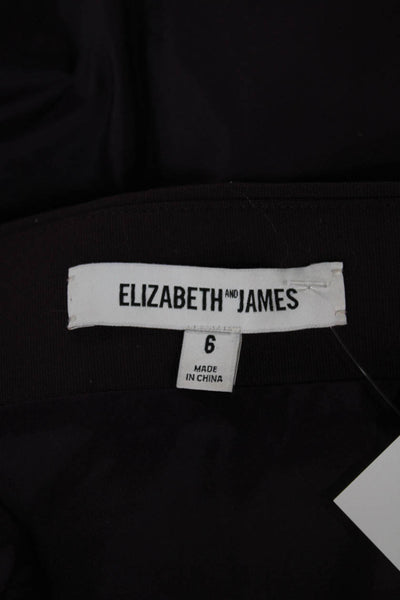 Elizabeth and James Women Mini Pencil Skirt Purple Size 6
