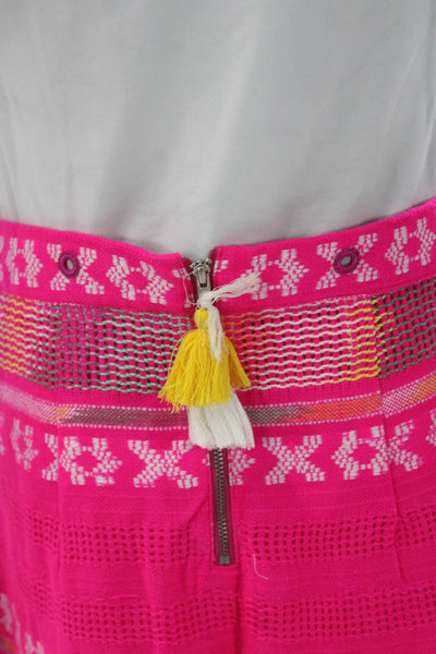Saylor Womens Pink Sleeveless Sweetheart Mini Set Acrylic Size M