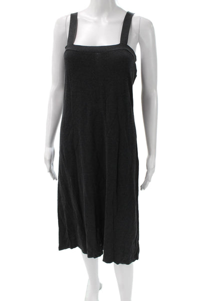 Calvin Klein Women Tank Dress Black Sleeveless Knee Length Size XS