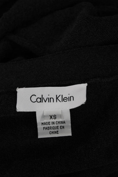 Calvin Klein Women Tank Dress Black Sleeveless Knee Length Size XS