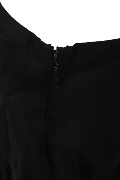 BCBGeneration Women Sheath Dress Knee Length Black Sleeveless Size 4