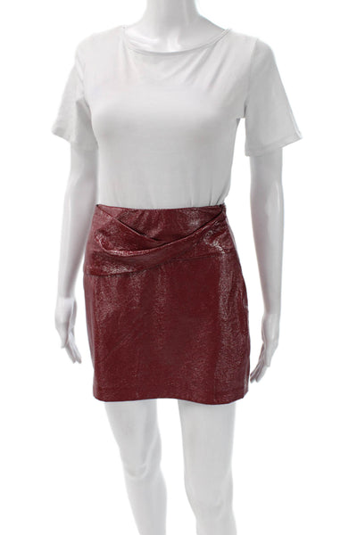 Trf Collection Zara Womens Red Mini Pencil Skirt Size XS