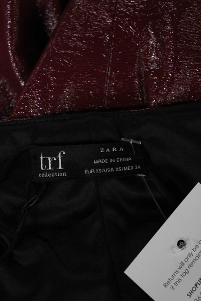 Trf Collection Zara Womens Red Mini Pencil Skirt Size XS