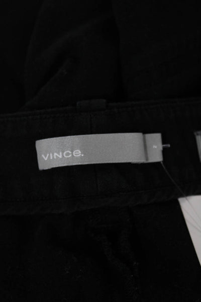 Vince Unisex Bermuda Chino Shorts Black Cotton Blend Size 2