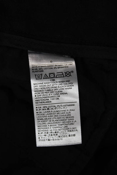 Banana Republic Unisex Black Chino Shorts Size 0