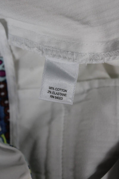 Banana Republic Trina Turk Collection Unisex Chino Shorts White Size 2