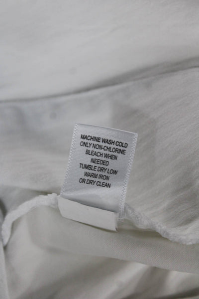Banana Republic Trina Turk Collection Unisex Chino Shorts White Size 2