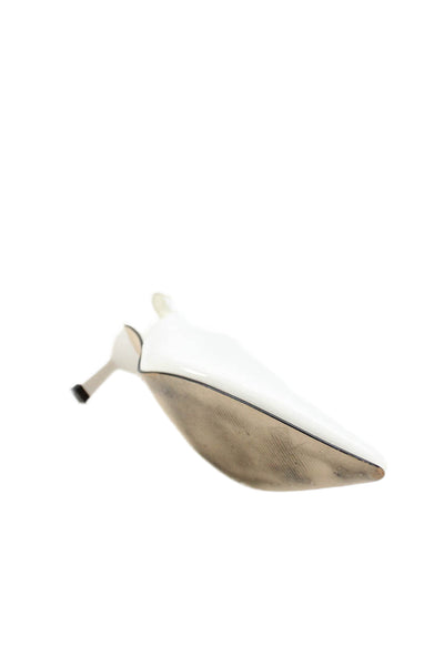 Steve Madden Womens Monroe Slingbacks Pumps White Size 6 Medium