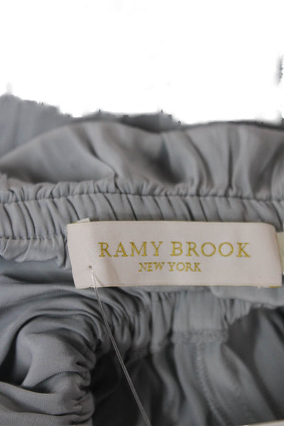 Ramy Brook Women Gray Halter Sleeveless Jumpsuit Petite Size 2XS