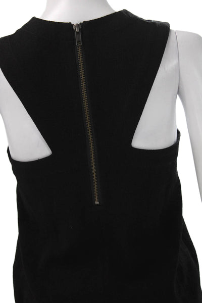 Monica Rose For Lovers & Friends Women Cropped Black Tank Polyester Size XS