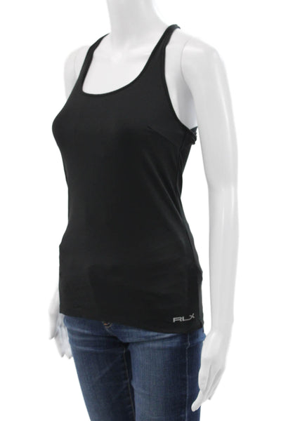 RLX Ralph Lauren Womens Black Basic Sleeveless Tank Size S