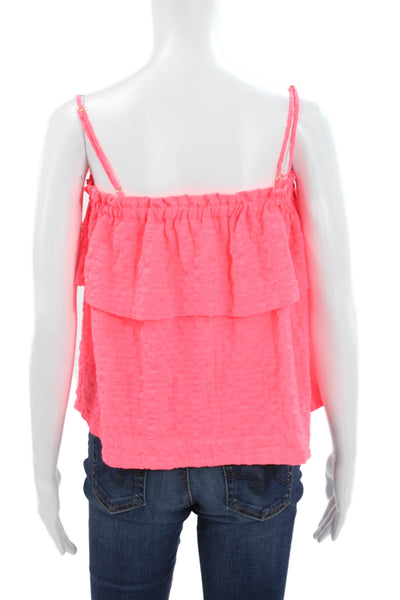 Lily Pulitzer Women Pink Sleeveless Camisole 100% Polyester Size XS