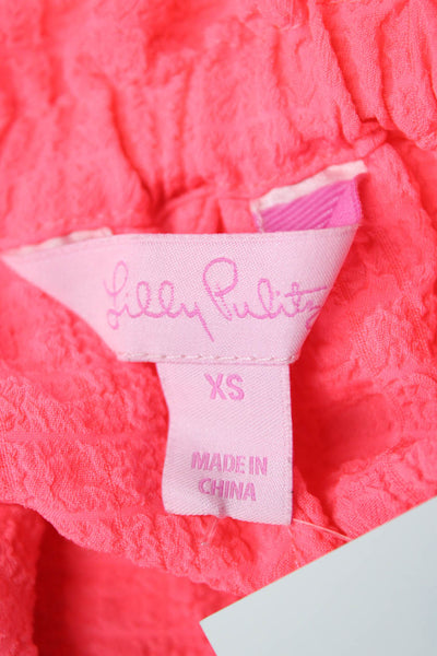 Lily Pulitzer Women Pink Sleeveless Camisole 100% Polyester Size XS