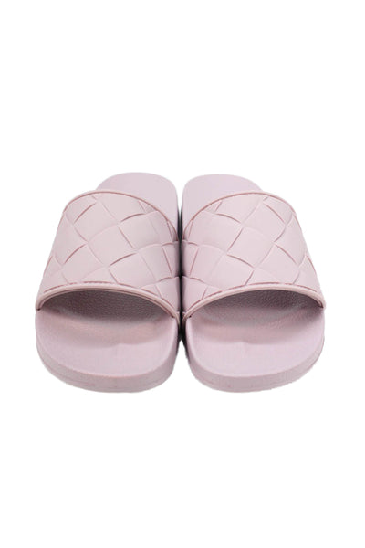 Vince Unisex Adults Solid Slide On Sandals Pink Size W9 M7
